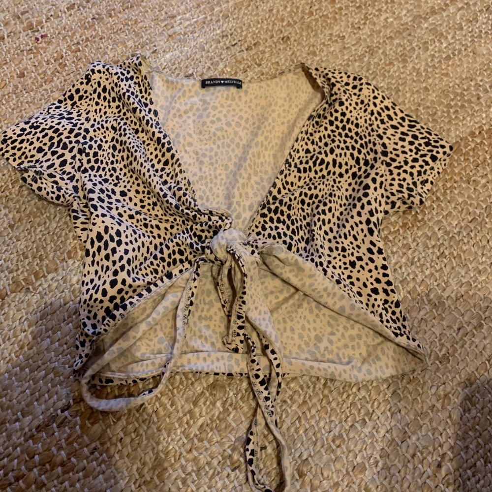 Cheetah crop top